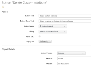 Delete custom attribute