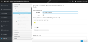 Add Compliance Policy