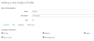 name the profile default