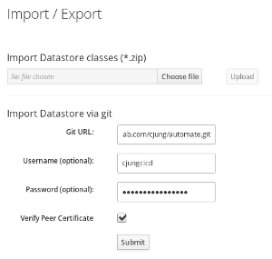 Provide details for Git repository