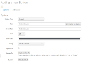 custom button options