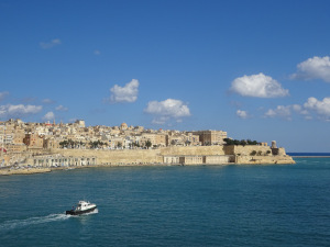 Valletta view from Gardjola Gardens